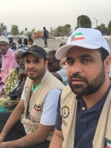 مدير لجنة زكاة الفحيحيل في مخيمات اللاجئين اليمنيين يوم العيد