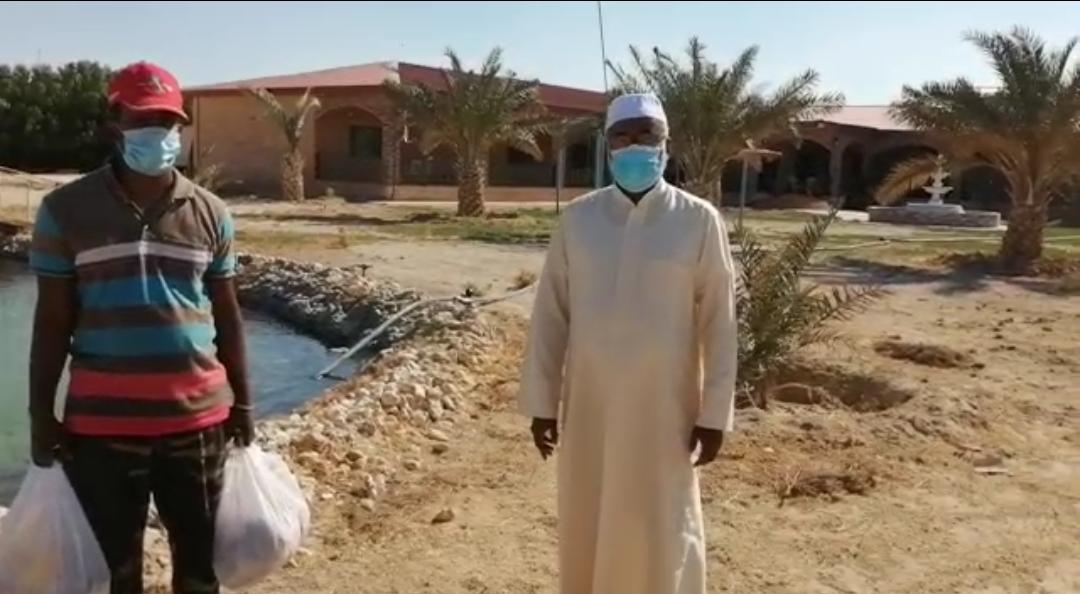 توزيع التعريف بالإسلام للسلال على ضيوف الكويت بالوفرة