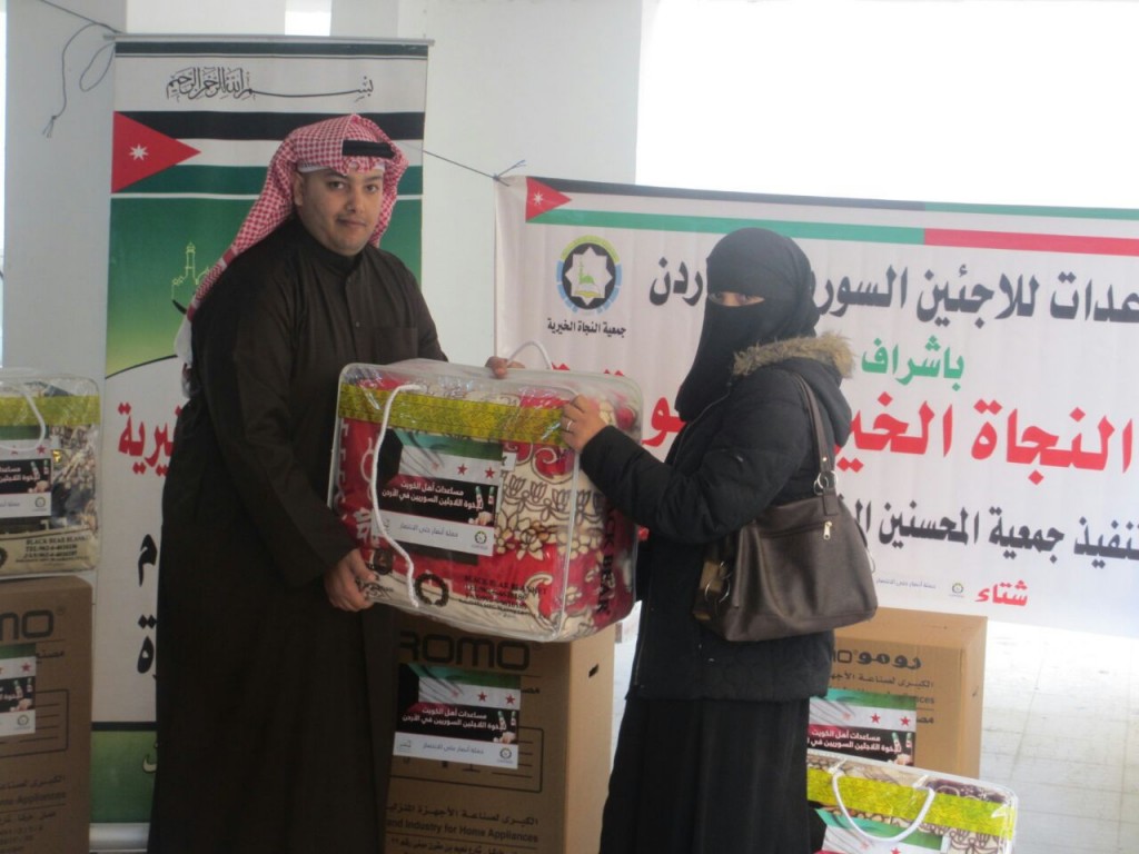 زكاة كيفان تواصل فعاليات حملة الخير لمساعدة النازحين السوريين بالأردن